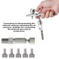Airbrush Quick Release Disconnect Quick Coupler Plug Fitting with 5 Male Fittings, 1/8 Inch BSP Male Female Coupling Set. 