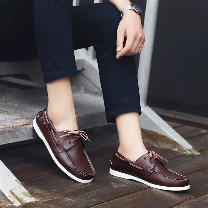 Brown Docksides Loafer Shoes For Men (1123)