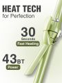 VGR V-565 Professional Electric Hair Curling Wand – Fast Heating 19mm Ceramic Curler with 220°C Maximum Heat Setting, Precision Temperature Control, Heat Settings. 