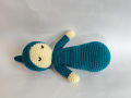 Knitted Dark-green Sleep Doll For Toddlers 11". 