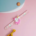 【Can last for 5 years】 Printed Cartoon Anime Patting Watch Ring Pop Toy Watch Boys Girls Toddler Unicorn Quartz Watch. 