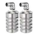 NCANRUI 2Pcs Fully Automatic Water Level Control Float Valve, Water Level Controller for Water Tank 3/4Inch Side Water Intake. 