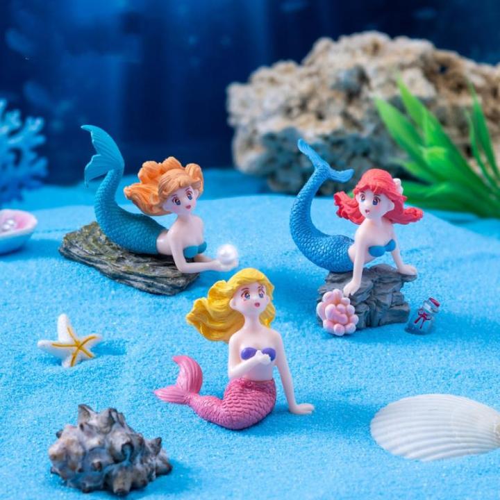 4Pcs%20Kawaii%20Reef%20Mermaid%20Doll%20Fish%20Tank%20Aquarium%20Decorations%20Ornaments%20Home%20Decor%20Cute%20Cake%20Topper%20Toy%20Gift%20DIY%20Decoration%20QINGHE%20-%20Image%202