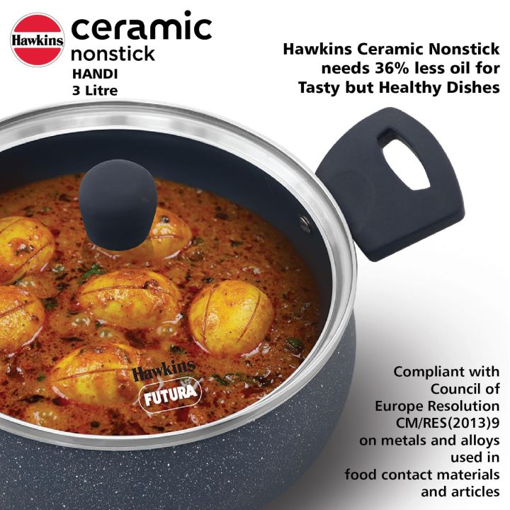 Hawkins%20Ceramic%20Nonstick%20Handi%20with%20Glass%20Lid,%203%20Litre,%20Induction%20Biryani%20Pot,%20Granite%20Casserole%20(ICH30G)%20-%20Image%202