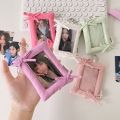 Cute Pillow Shaped Card Holder Soft with Keychain 3inch Photocard Holder Photo Card Case. 