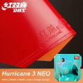 Special Offer Original DHS Neo Hurricane 3 Table Tennis Rubber Sticky Professional Ping Pong Rubber with High-dense Sponge for Attack Loop. 