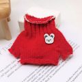 Funny Fashionable Doll Sweater Clothes for 14cm Wallace Gromit Dog Cute Rib Knitting Labubu Plush Toys Clothing All-match Child Birthday Gift Toy Children. 