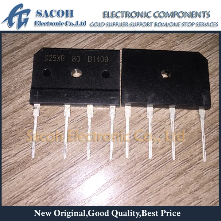 NEW%20Rectifier%2025a25xb80D25xb80%20or%20D25sb60%20or%2025xb60lot/5pcs%20new%20D25xb60%20or%20D25sb80600v%20power%20bridge%20type%20-%20Image%202