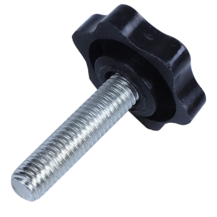 FORIDE%206%20Pcs%20M8%20x%2030mm%20Male%20Thread%2032mm%20Star%20Clamping%20Knob%20Black%20-%20Image%203