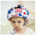 Baby Head Protector With Lace Lock Cushion Bumper Head Guard Safety Fabric Helmets. 