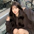Sutuiying Long Wave Wig Female Black Bangs Curly Synthetic Hair Cosplay New style Party Halloween Wig Naturally Heat-Resistant Daily Wear. 