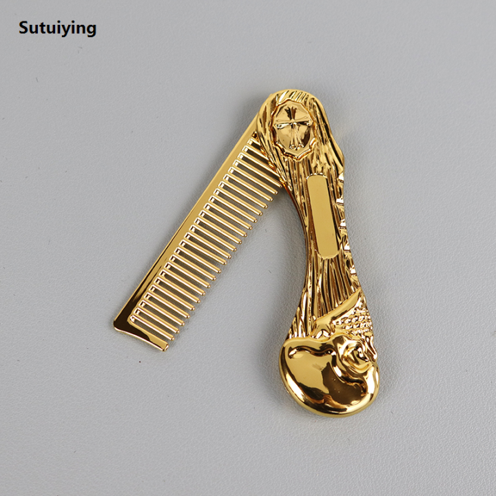 Sutuiying%201pcs%20portable%20stainless%20steel%20metal%20beard%20comb%20for%20men's%20Luxury%20beard%20styling%20tool%20pocket%20comb%20hair%20salon%20styling%20-%20Image%207