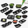 Multi-grid Melamine Sauce Dishes Dried Fruit Dessert Dish Black Vinegar Dishes Hot Pot Dipping Dish Japanese Style Soy Sauce Dish Seasoning Plate Home. 