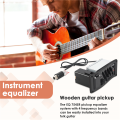 4-Band EQ Equalizer Piezo Pickup for EQ-7545R Pre-Amp Acoustic Guitar Preamp Amplifier Tuner. 
