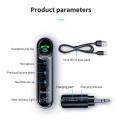 Baseus Bluetooth Receiver 5.0 Wireless Aux Audio Receiver 3.5mm Car Aux Bluetooth Adapter Handsfree For Speaker Headphone. 