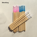 Wenefang 50 Pcs Bamboo Stick ECO Friendly Micro Brush Applicator for Eyelash Extension Lash Lift Lash perm Wands Makeup Tools Mini Brush. 