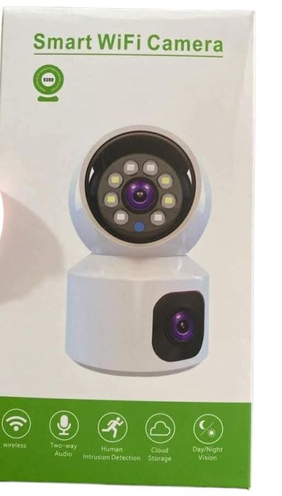 Dual Lens Wireless WiFi Smart CCTV Camera | Daraz.com.np