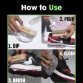 Helios Sneaker Shampoo 125ml | Shoe cleaner kit | Used for Nubuck, Sport, Sneaker Shoes | All Shoe Cleaning Purpose With Shoe Cleaning Brush. 