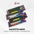 Fantech Maxfit70 MK911 Wireless Bluetooth Wired 65% Mechanical Keyboard Gaming. 