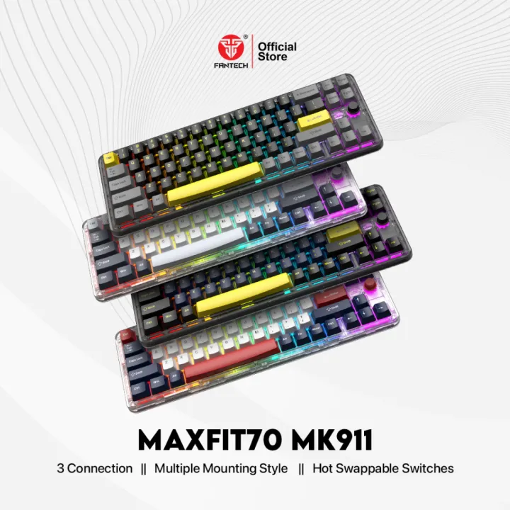 Fantech%20Maxfit70%20MK911%20Wireless%20Bluetooth%20Wired%2065%25%20Mechanical%20Keyboard%20Gaming%20-%20Image%202