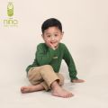 Toddler Full Sleeve Tshirt and Trouser Set (Waffle Knit) - Kids Dress Wear by Nino Baby Clothing. 