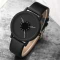 PAIDU Black Dial Trendy Analog Turntable Casual Watch For Women. 