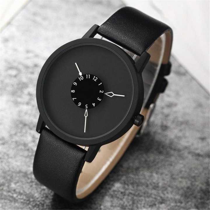 PAIDU Black Dial Trendy Analog Turntable Casual Watch For Women