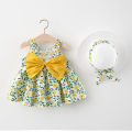 2022 Baby Girl Korean Version New Skirt Girls Fashionable Thin Children's Clothing Summer 4 Princess 3-year-old dress on behalf of the hair. 
