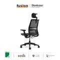 Steelcase Think 3D Knit Fabric Chair With Headrest | Ergonomic Task Chair | Executive  Office Chair | Adjustable Headrest. 