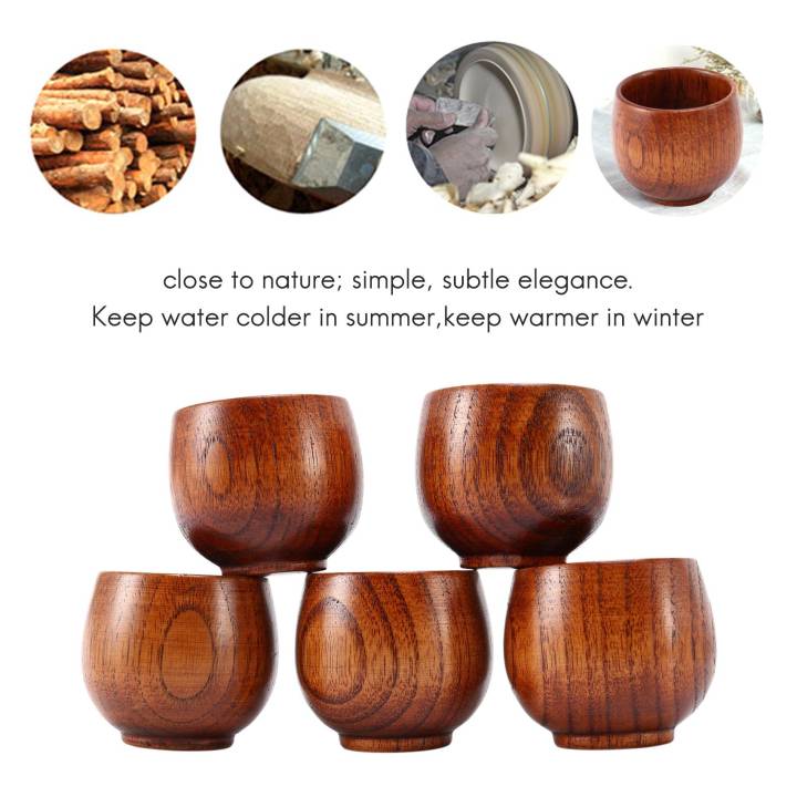 NAMUNY%205pcs%20tea%20set%20small%20wooden%20cup%20small%20cup%20green%20wooden%20cup%20with%20natural%20wood%20wine%20cup%20wooden%20tea%20drinking%20cup%20-%20Image%206