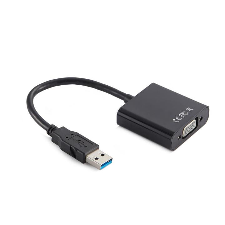 USB 3.0 to VGA Adapter External Video Card Multi Display Converter for Win 7/8/10 Desktop Laptop PC Monitor Projector HDTV