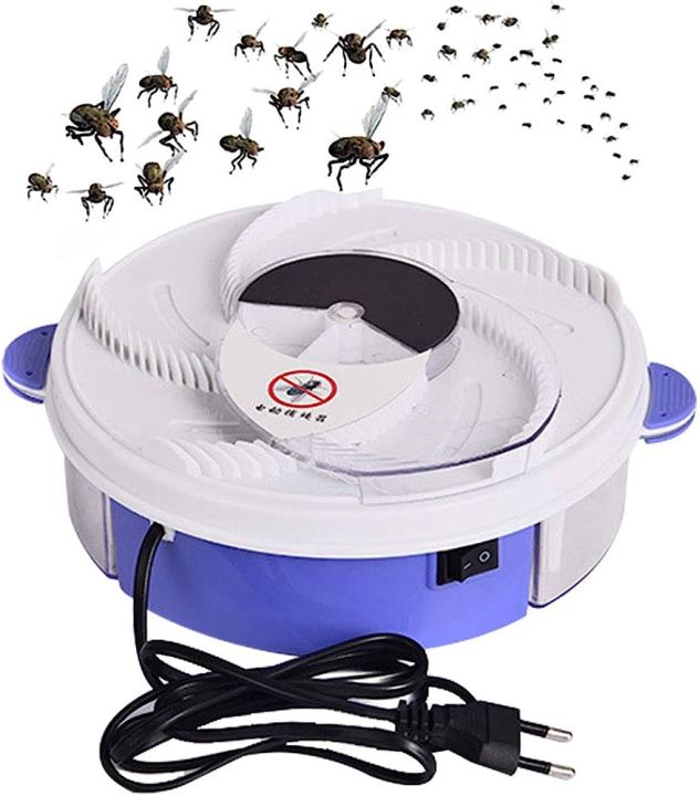 Automatic Rotating Electric Fly Trap Device Bugs Insect Mosquito ...