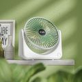 Small Fan Rechargeable Desktop Mini Fan Lightweight Strong Wind Portable Electric Fan Silent Design High Air Volume TriPole Desk Fan Outdoor. 