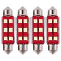 OYPFXMI Super Bright Canbus Error Free 6-Smd 3030 Chipset 41Mm 211-2 212-2 569 578 Xenon White Led Bulbs For Map Dome License Plate Lights Lamps(Pack Of 4). 