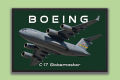 Boeing C-17 Globemaster Military Aircraft Wall Poster – Aviation & Aircraft Décor | One Piece Frame. 