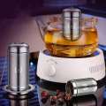 316Stainless Steel Infuser Kettle Filter Maker Metal Texture Teas Accessory Suitable for Home and Office. 
