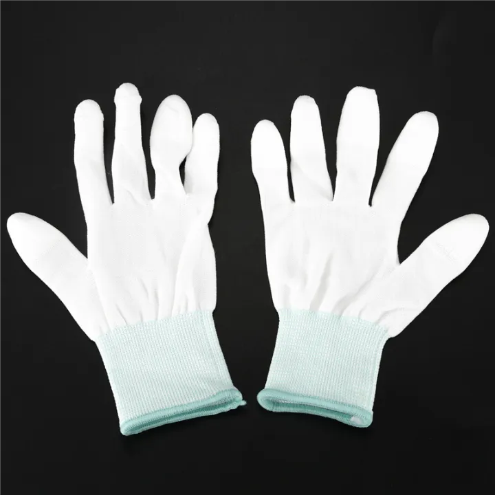 ARELENE%203%20Pair%20ESD%20PC%20Computer%20Working%20Anti-Skid%20Anti%20Skid%20Anti-Static%20White%20Gloves%20New%20-%20Image%202
