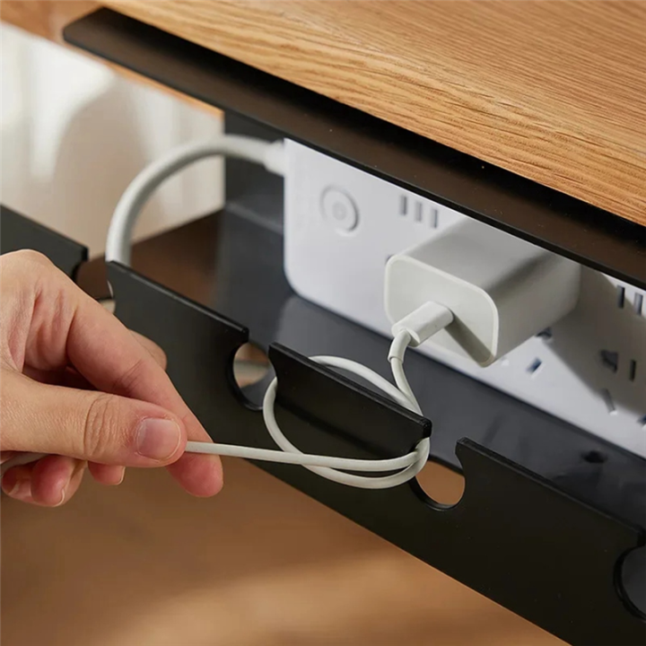 Cable%20Holder%20Under%20the%20Table,%20Manage%20Board%20Wires,%20Computer%20Desk%20Socket%20Fixing%20Without%20Punching,%20Storage%20Rack%20White%20-%20Image%205