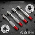 Multifunction Portable Double End Wrench Anti-skid Handle Mini Mini Ratchet Socket Wrench /4 inch Compact 2-In- Wrench Hand Tools. 