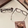 Y2K Hello Kitty Eyeglass Frame Kawaii Retro Leopard Print Glasses Frame Cartoon Cute Eyewear Decorative Gift Without Lenses Sunlight Super Store. 