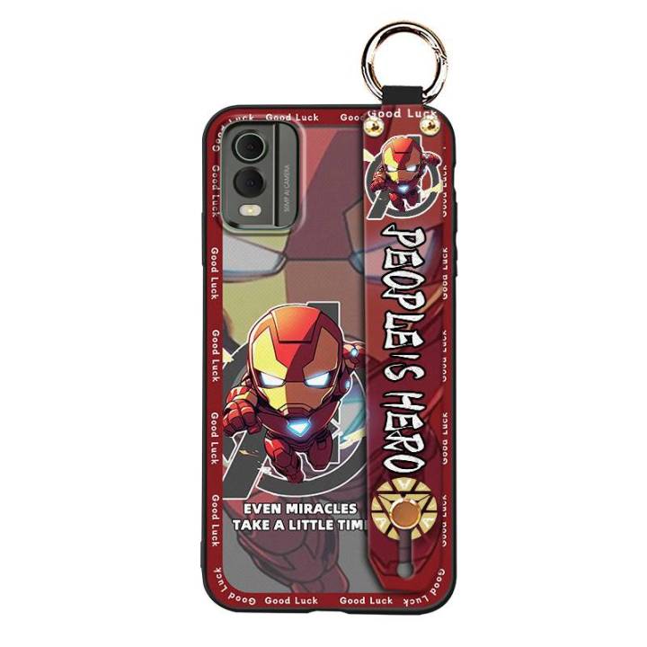 ring%20Anti-knock%20Phone%20Case%20For%20Nokia%20C32%20Kickstand%20Silicone%20Dirt-resistant%20Wristband%20Back%20Cover%20Phone%20Holder%20Soft%20case%20-%20Image%206