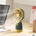 NAMUNY Handheld Fan Border Small Fan Handheld Pocket Mini Fan Portable USB Rechargeable Fan Gift Silent,C. 