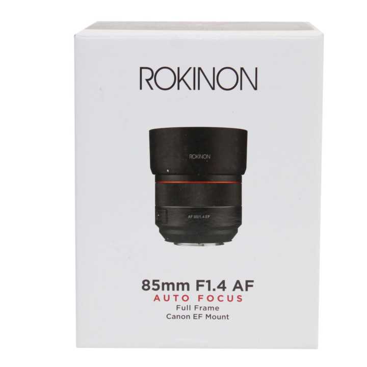 Rokinon 85mm F1.4 AF Auto Focus Lens for Canon EF Mount - Icefall