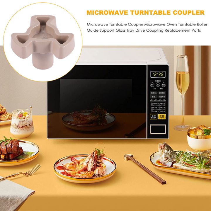 Microwave%20Turntable%20Coupler%20Microwave%20Oven%20Turntable%20Roller%20Guide%20Support%20Glass%20Tray%20Drive%20Coupling%20Replacement%20Parts%20-%20Image%202