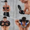 Wenefang 1Pair Weight Lifting Gym Workout Gloves with Wrist Wrap Support Palm Fifty percent discount Protection Weightlifting Training Fitness Exercise Pull Ups. 