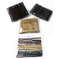 100 Pcs/Bag 6cm U Shaped Pins Bridal Hairstyle Tools Waved Hair Alloy Bobby Pins Barrettes Hair Pins. 