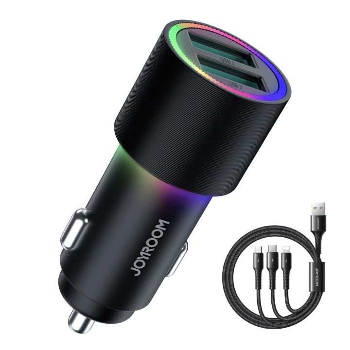 JOYROOM JR-CL10 4.8A Dual USB Car Charger