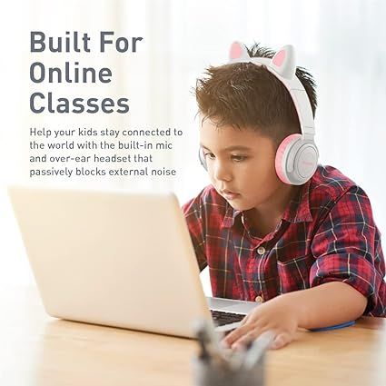 Promate%20PANDA,%20Kids%20Wireless%20Headset,%20On-Ear%20Bluetooth%20Foldable%20Headphones%20with%2093Db%20Safe%20Volume%20Limit,%20LED%20Cat%20Ears,%20MicroSD%20Card%20Slot,%20AUX%20Mode,%20Mic%20and%20Long%20Playback%20Time%20for%20Bluetooth/3.5mm%20Devices%20-%20Image%204