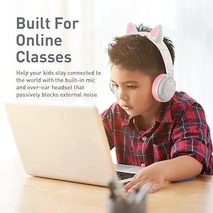 Promate%20PANDA,%20Kids%20Wireless%20Headset,%20On-Ear%20Bluetooth%20Foldable%20Headphones%20with%2093Db%20Safe%20Volume%20Limit,%20LED%20Cat%20Ears,%20MicroSD%20Card%20Slot,%20AUX%20Mode,%20Mic%20and%20Long%20Playback%20Time%20for%20Bluetooth/3.5mm%20Devices%20-%20Image%204