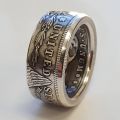 【Happy LifeStore||n】men antique coin ring American dollar sterling silver rings for men. 